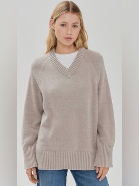 Z Supply Boulevard Sweater in Heather Taupe